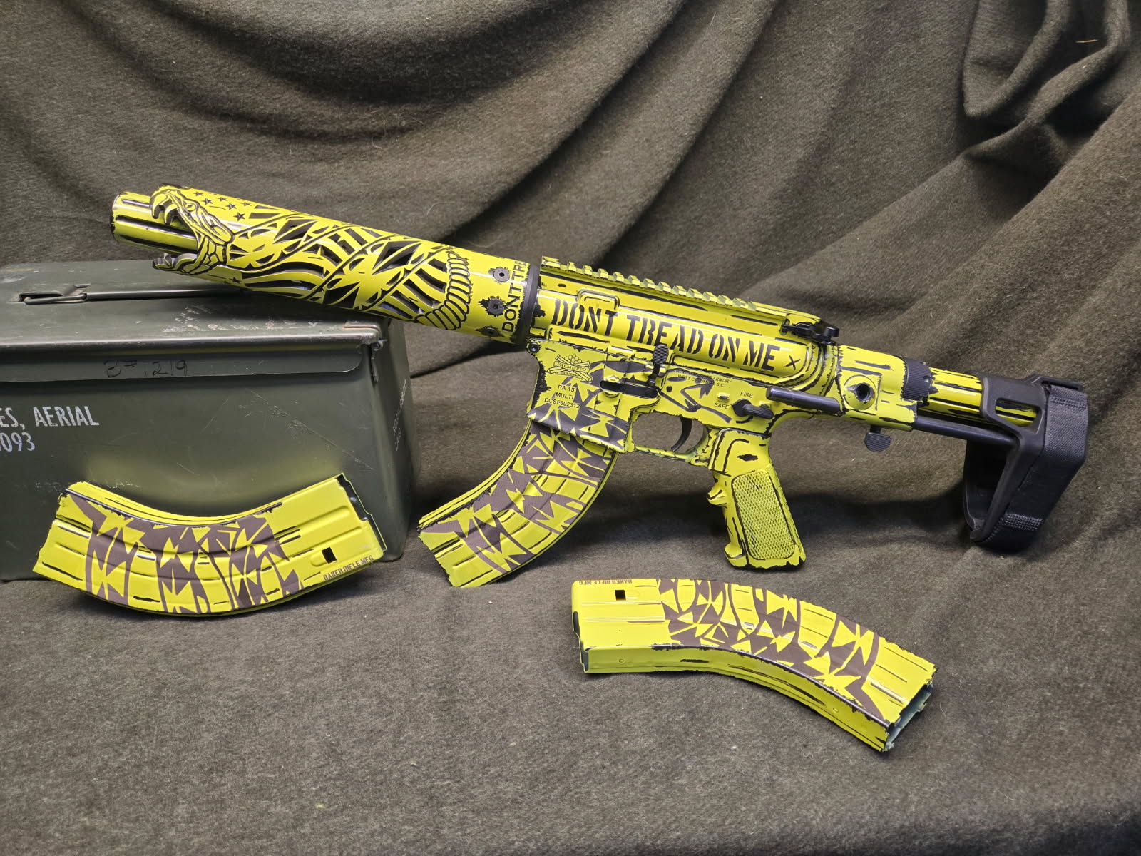 Gadsden "Don't Tread On Me" AR-15 Pistol